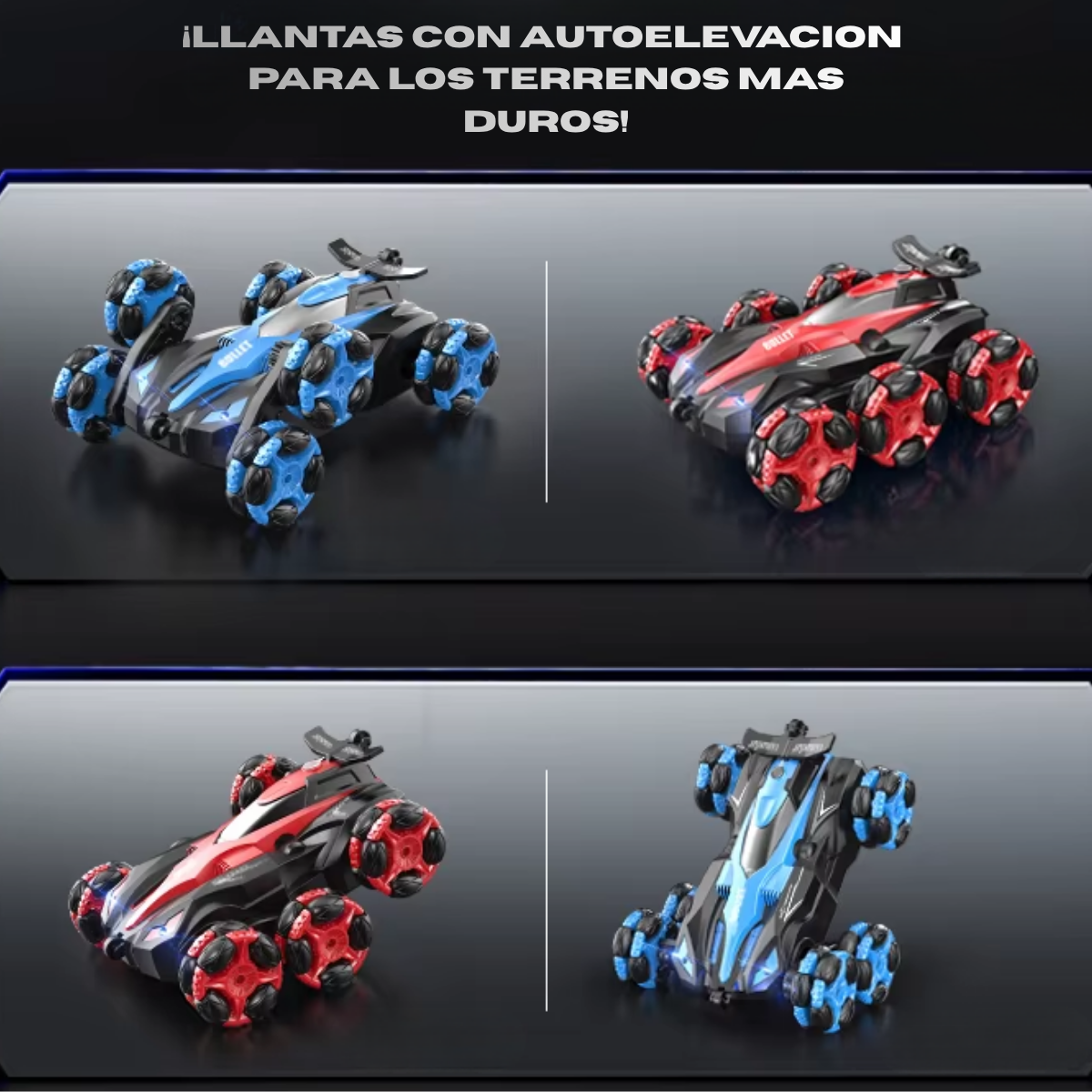 Carro control remoto 6 ruedas Todo Terreno