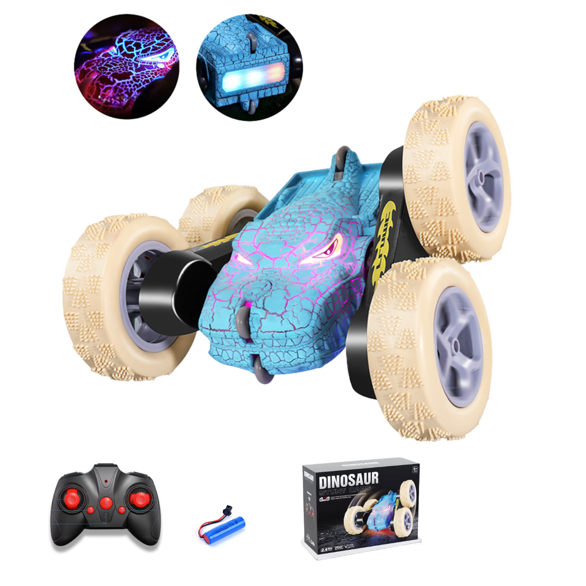 Dinocar carrito control remoto todoterreno