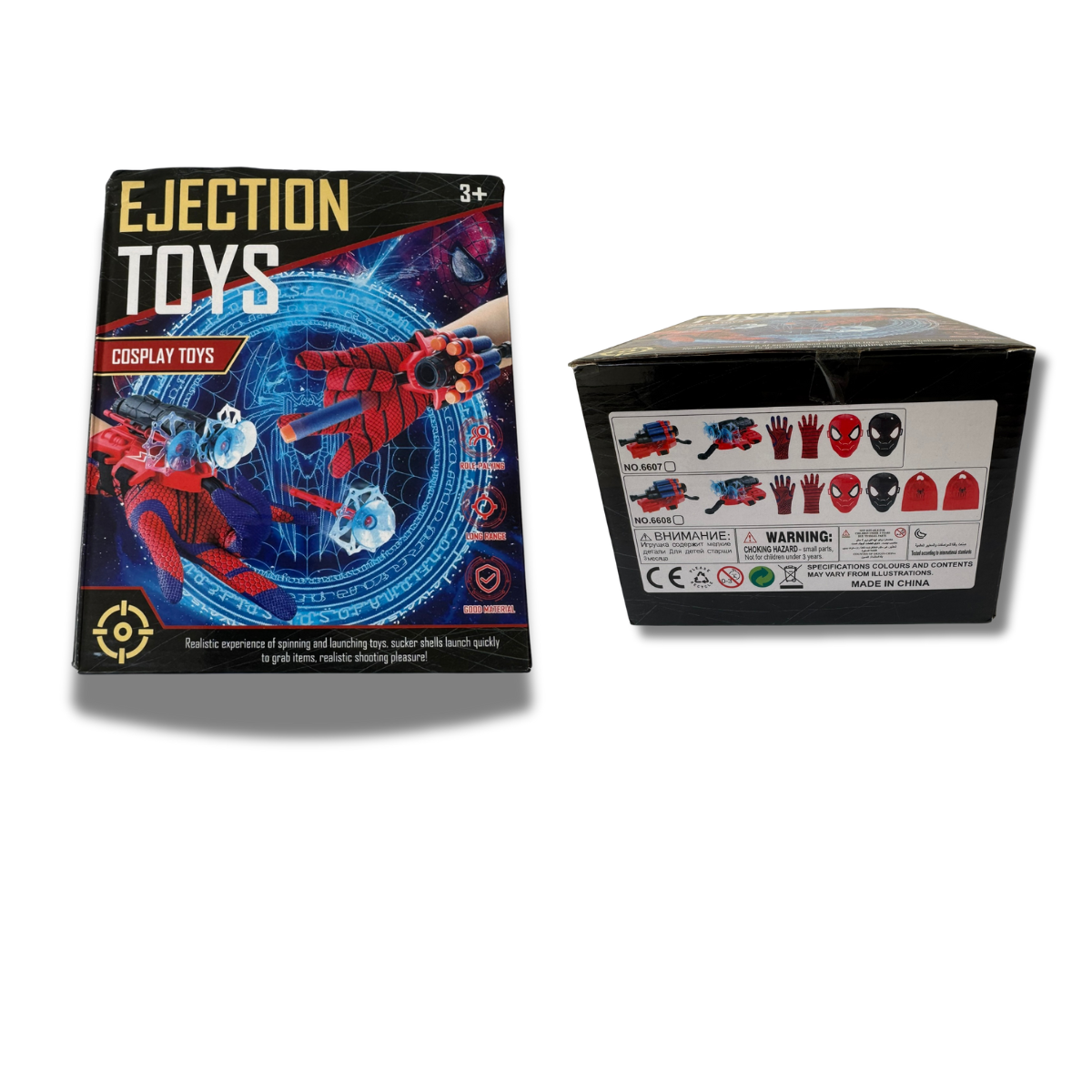 Kit Guante, Mascara, Capa, y lanzadardos Spider HERO