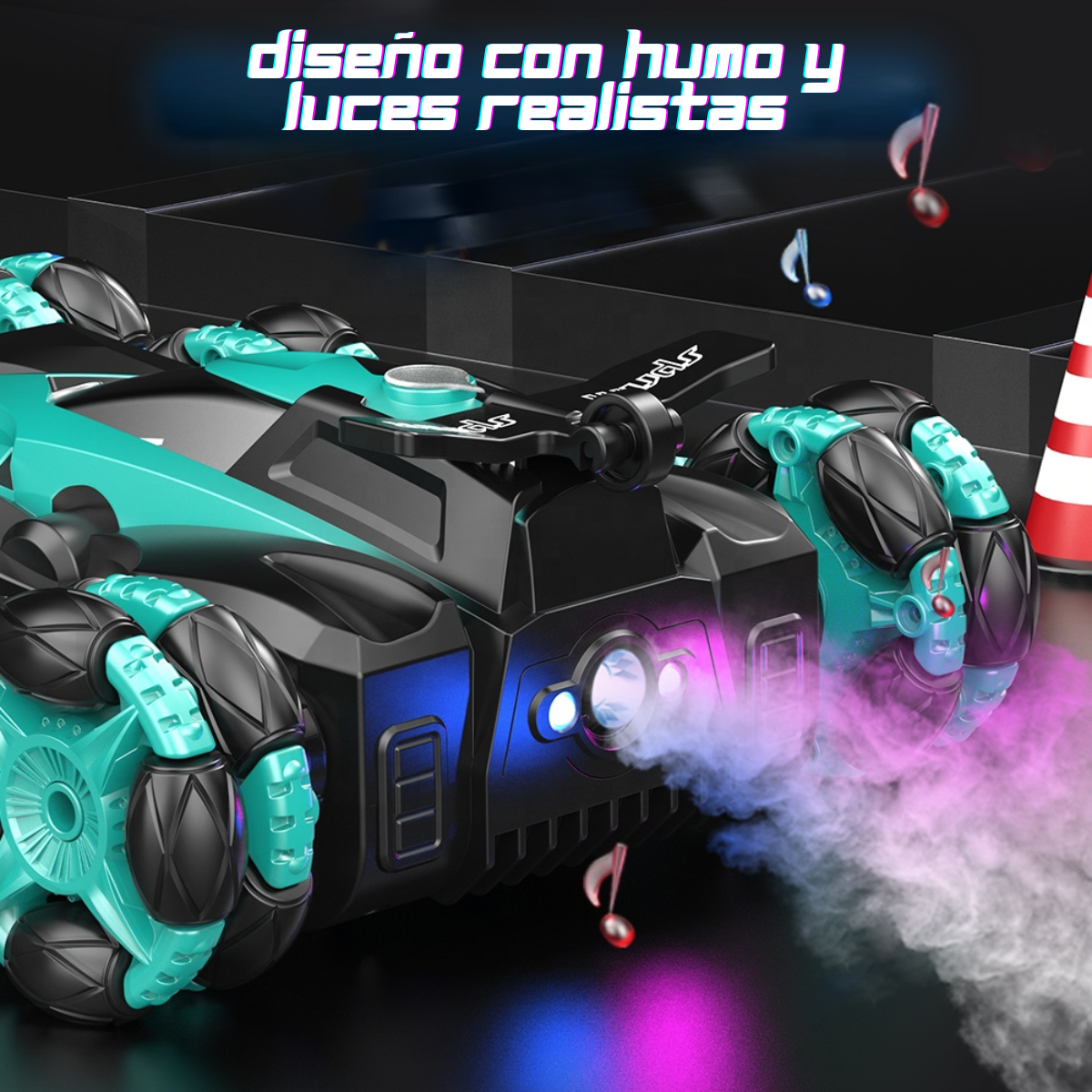 Carro control remoto 6 ruedas Todo Terreno