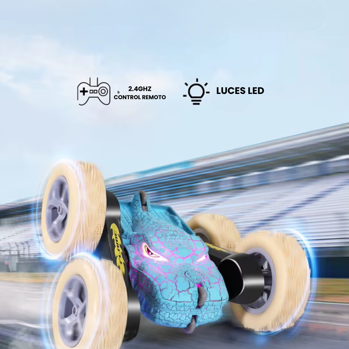 Dinocar carrito control remoto todoterreno