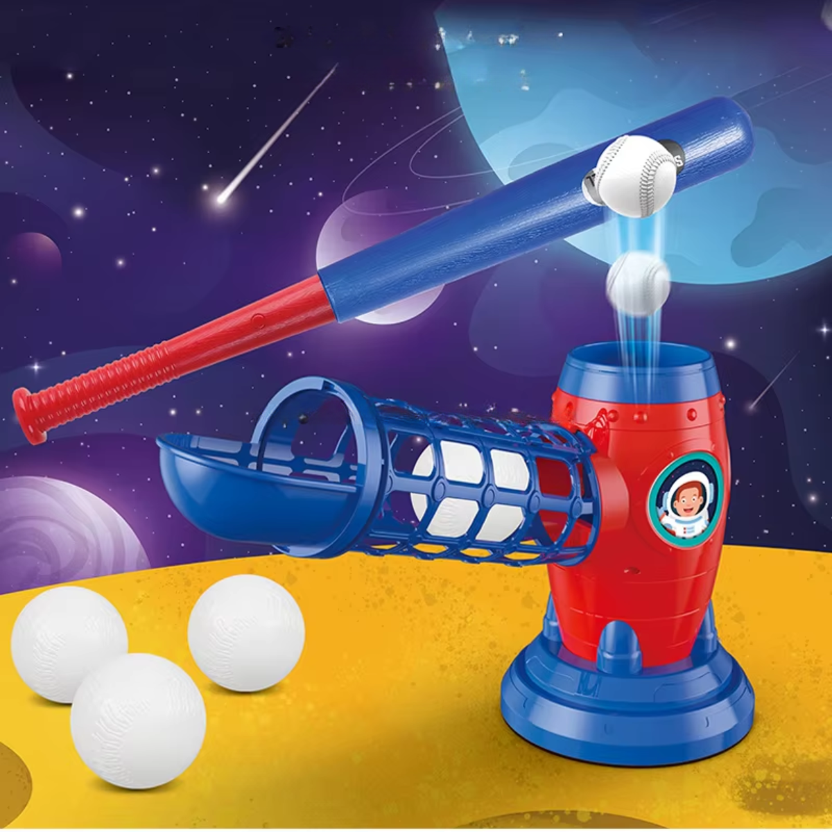 Juego lanzador de pelotas Baseball para Niños